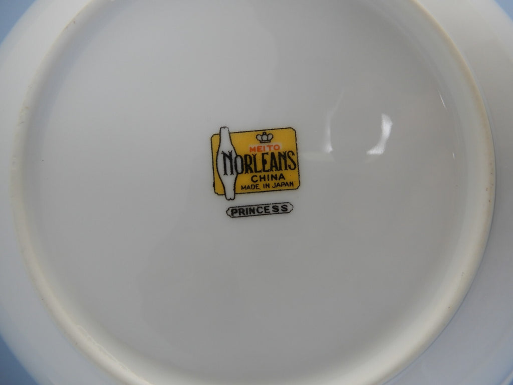 Vintage Meito Norleans China "Princess" One Oval Bowl and One Round Bowl