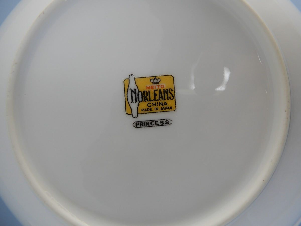 Vintage Meito Norleans China "Princess" One Oval Bowl and One Round Bowl