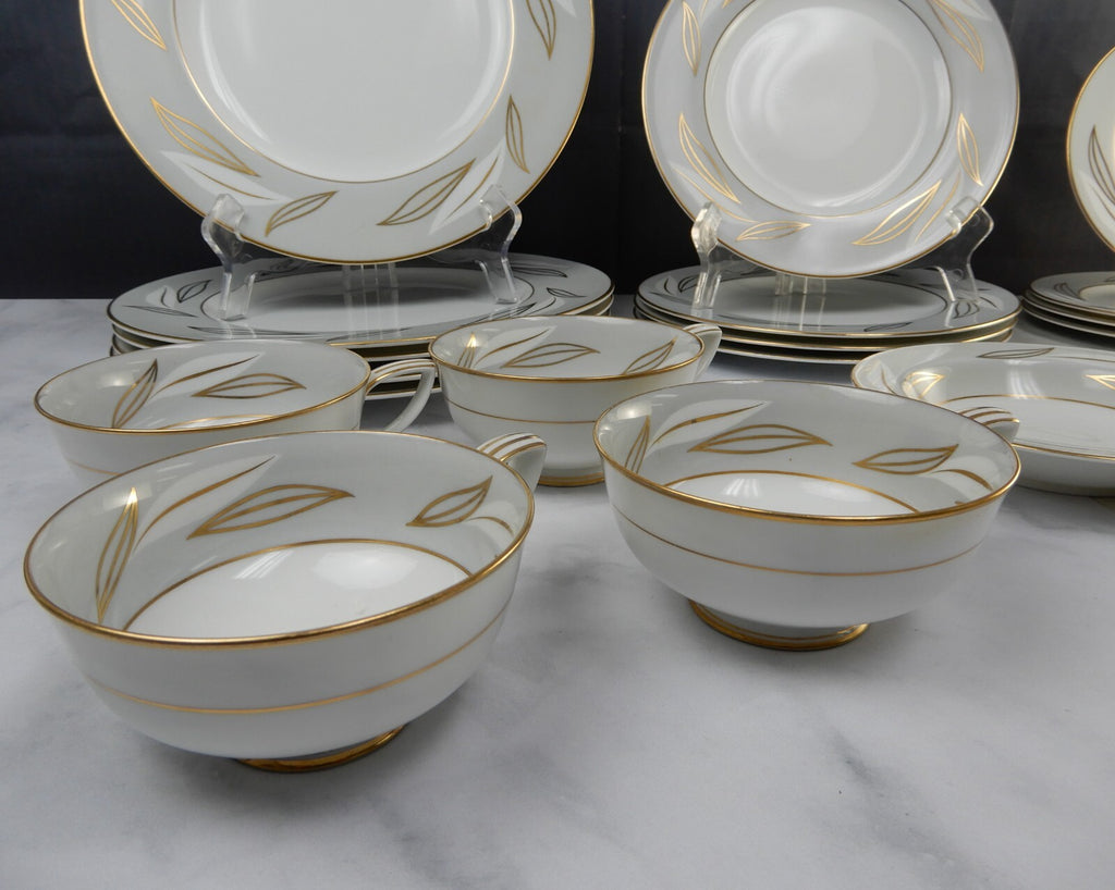 Vintage Noritake Fine China Wesley China 22 Pc. Service NO SAUCERS