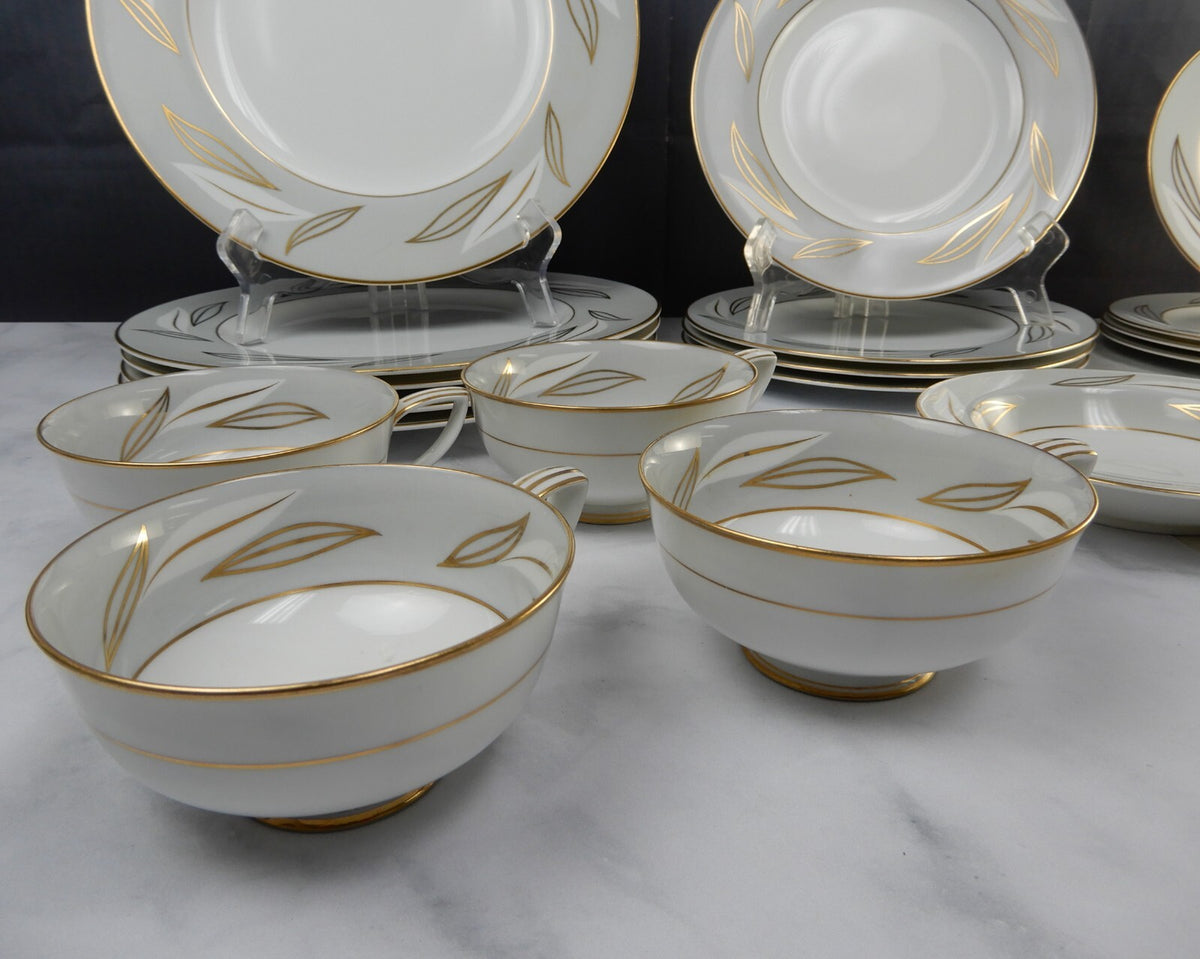 Vintage Noritake Fine China Wesley China 22 Pc. Service NO SAUCERS