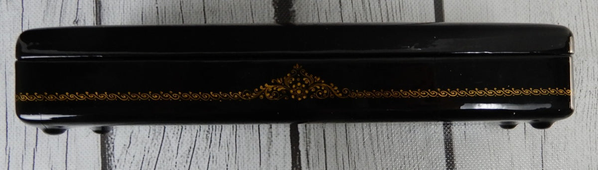 Russian Lacquer Box Kholui Jewelry Trinket Hand Painted Box