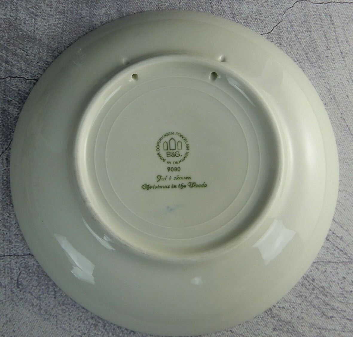 Set Of 5 Bing & Grondahl 1980-84 Annual Holiday Christmas Decorative Plates
