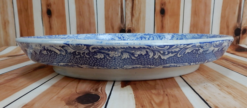 Antique Copeland & Garrett Late Spode "Cintra" Tazza/Footed Plate W/Crack
