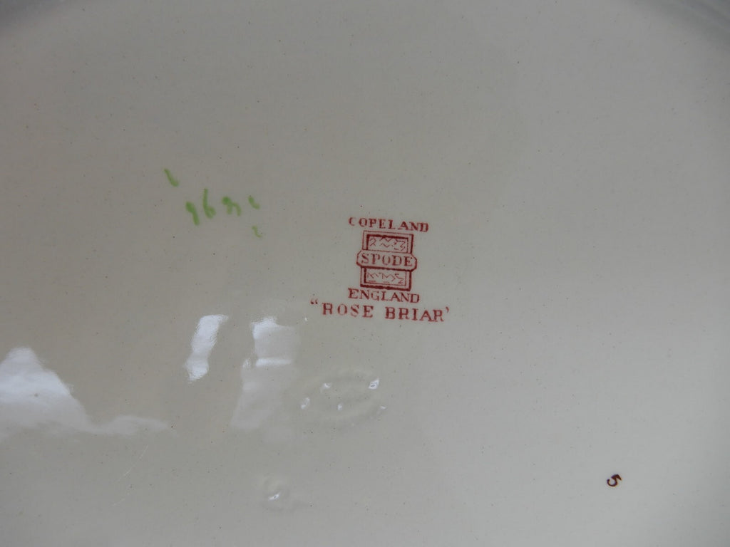 Vtg Copeland Spode "Rose Briar" Set of two Platters Made In England