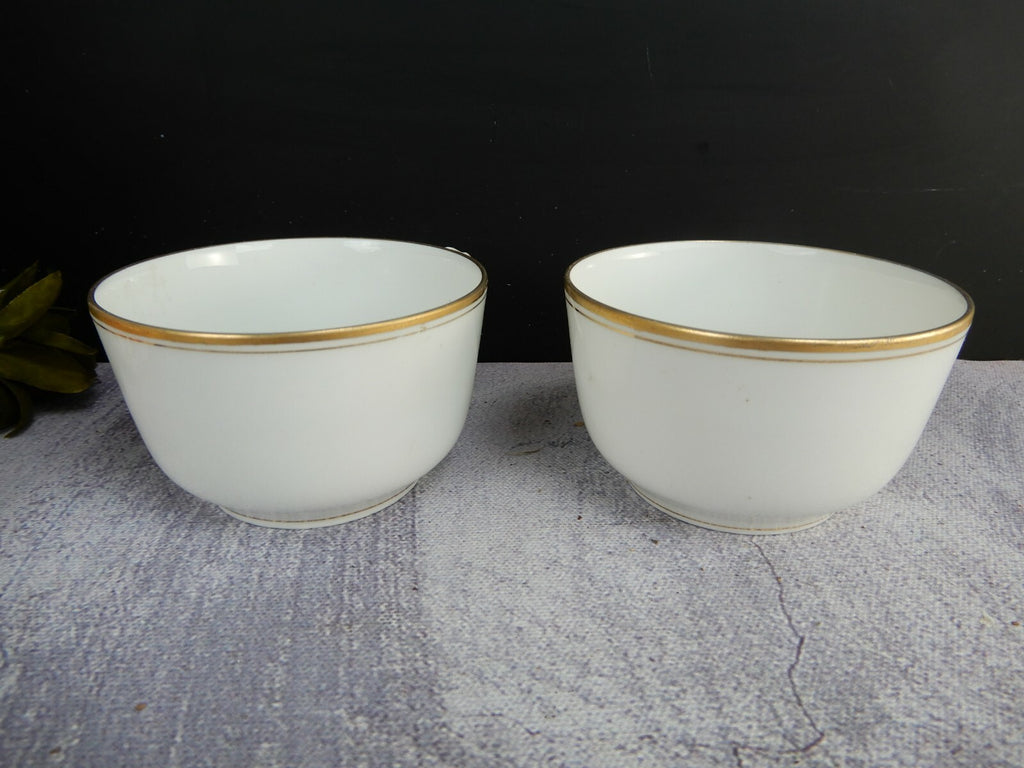 Vintage D&C Delinieres and Cie.Gold Rimmed Tea /Coffee Cups Set Of 5 No saucers
