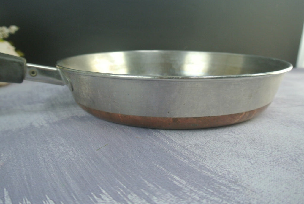 REVERE WARE 10 Inch Copper Clad Bottom Stainless Steel Frying Pan B