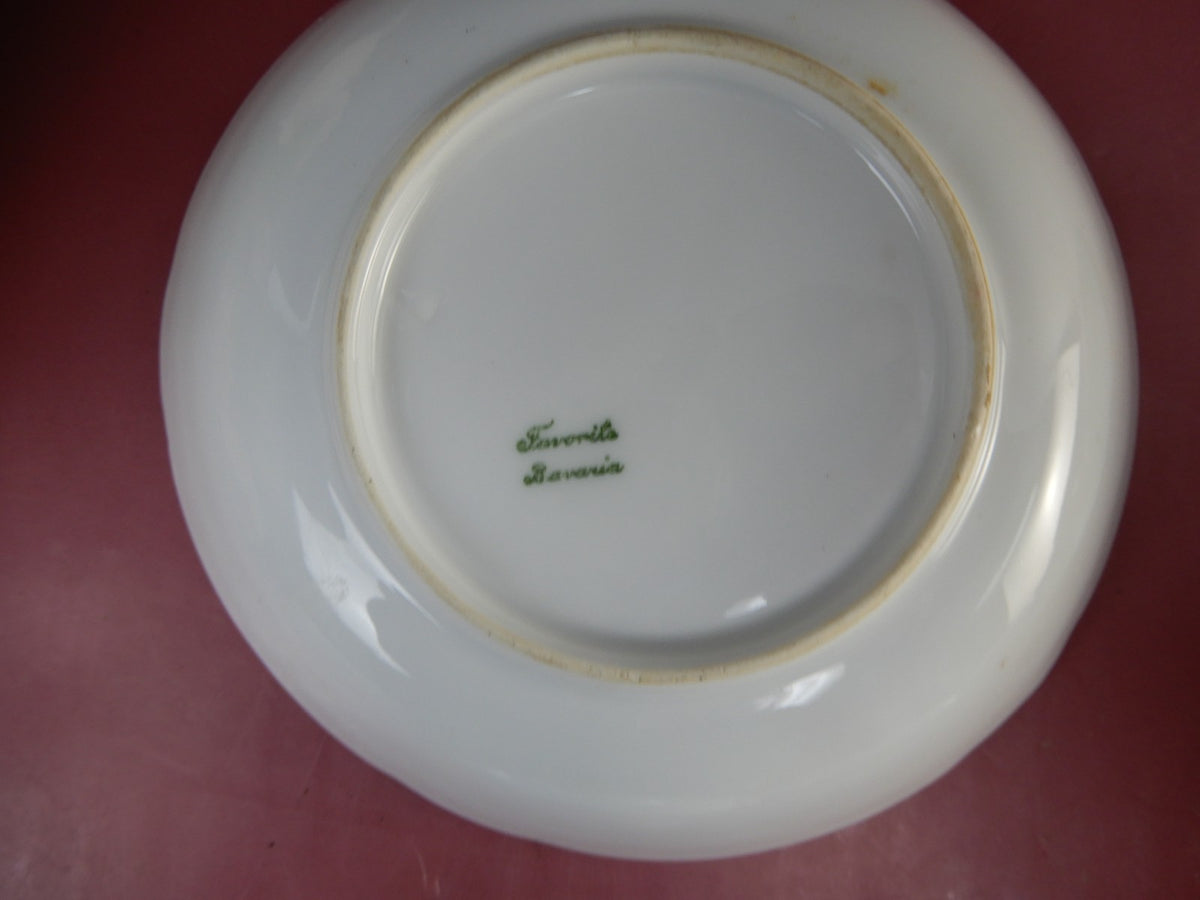 Vintage Set of 6 "Favorite Bavaria"  Dessert Bowls Hand Painted