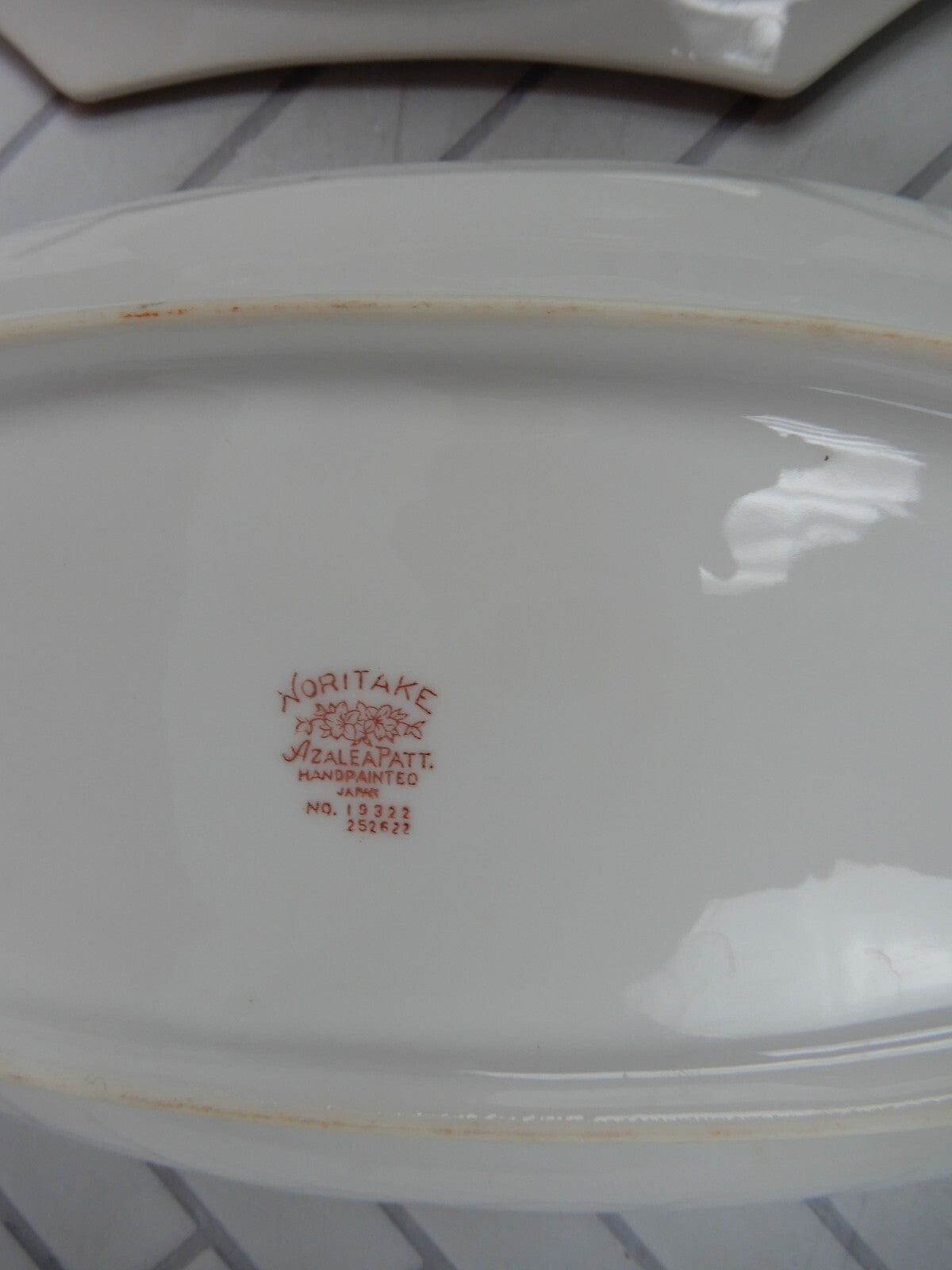 Noritake Azalea China Set Two-Part Divided Relish Dishes and Celery Dish