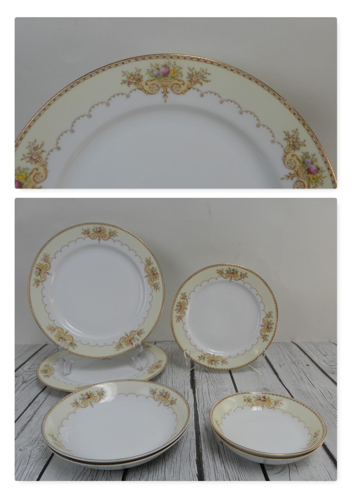 Set of 7 Replacement Pieces of  Meito NSP Fine China Made in Japan