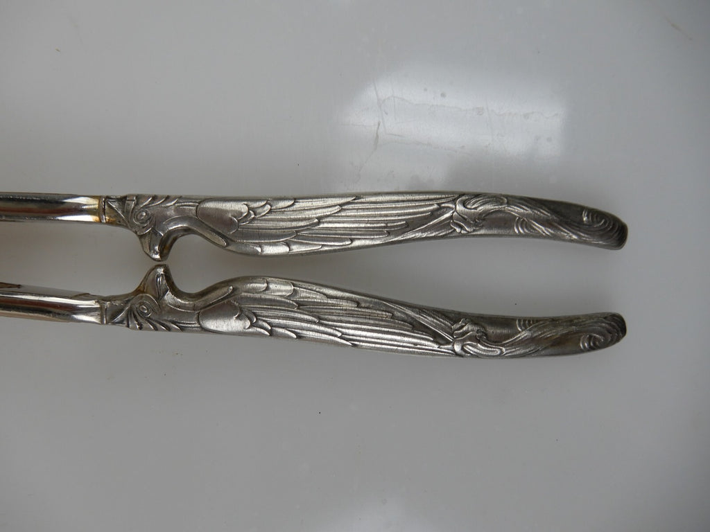 Stoeker Germany Nut Cracker Eagle Handles 1920 Chromed Steel  Old kitchen Tool