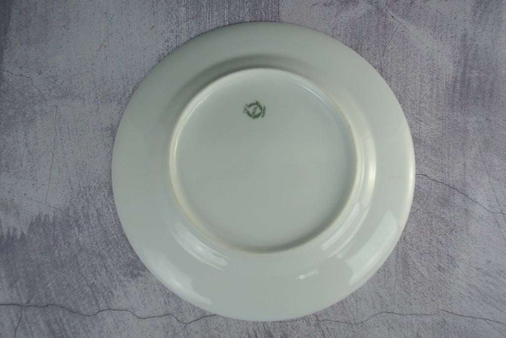 Vintage O&EG Royal Austria Meridian Gold Trim Luncheon Plates Set Of 5