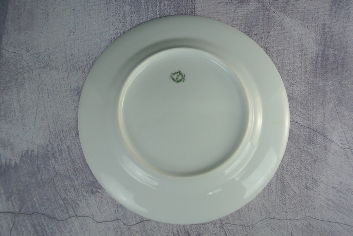 Vintage O&EG Royal Austria Meridian Gold Trim Luncheon Plates Set Of 5