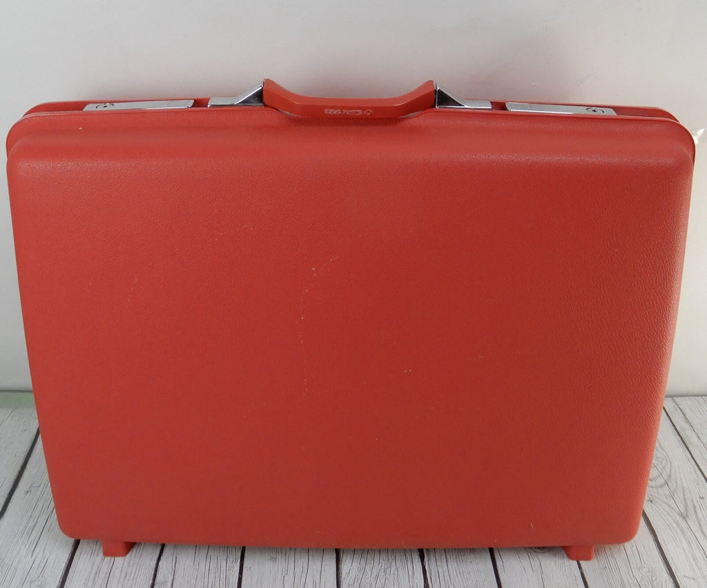 Vtge Samsonite Monte Bello II Suitcase Luggage Pink Hard Shell Travel 24" No Key