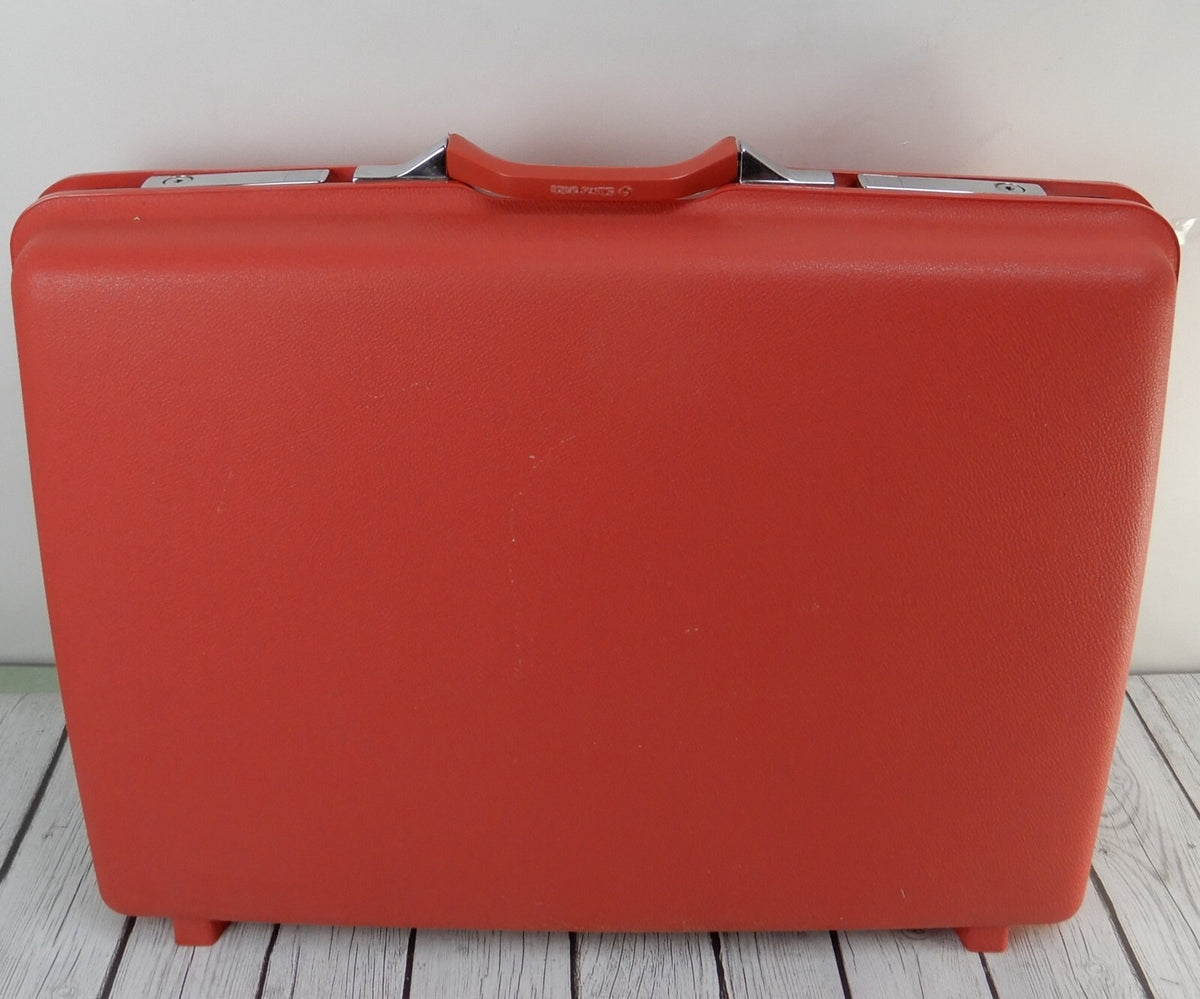 Vtge Samsonite Monte Bello II Suitcase Luggage Pink Hard Shell Travel 24" No Key