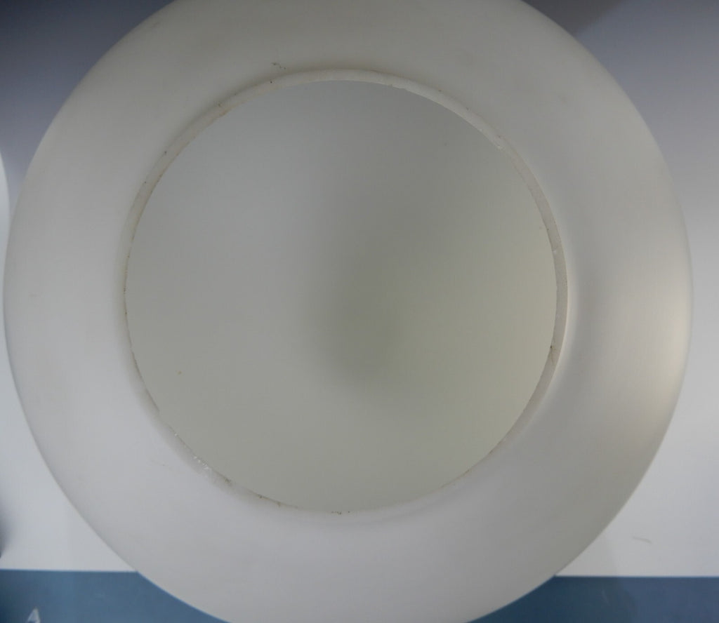 Vintage Neckless Milk Glass Globe Lamp Replacement  Shade 16" Diameter