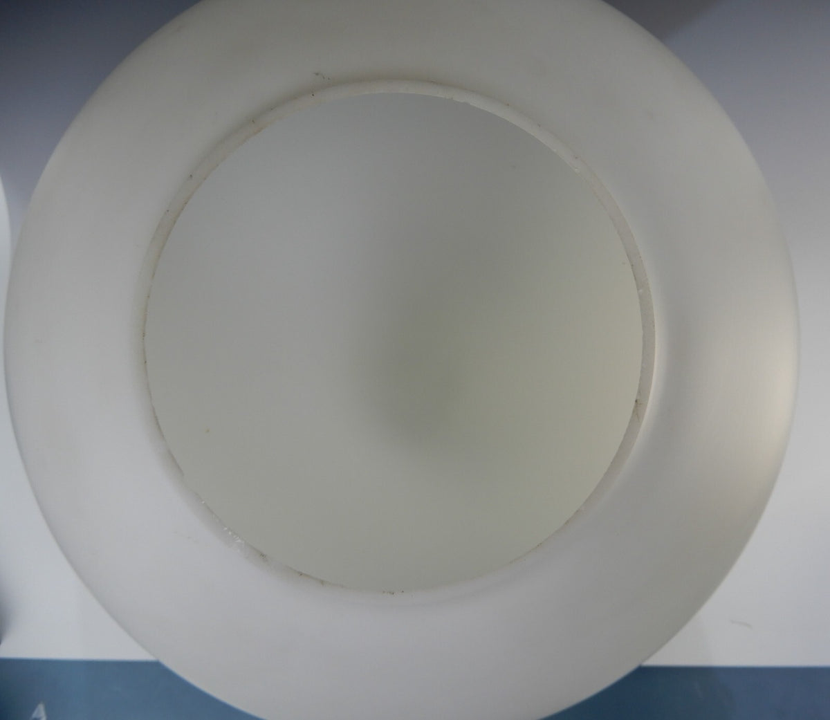 Vintage Neckless Milk Glass Globe Lamp Replacement  Shade 16" Diameter