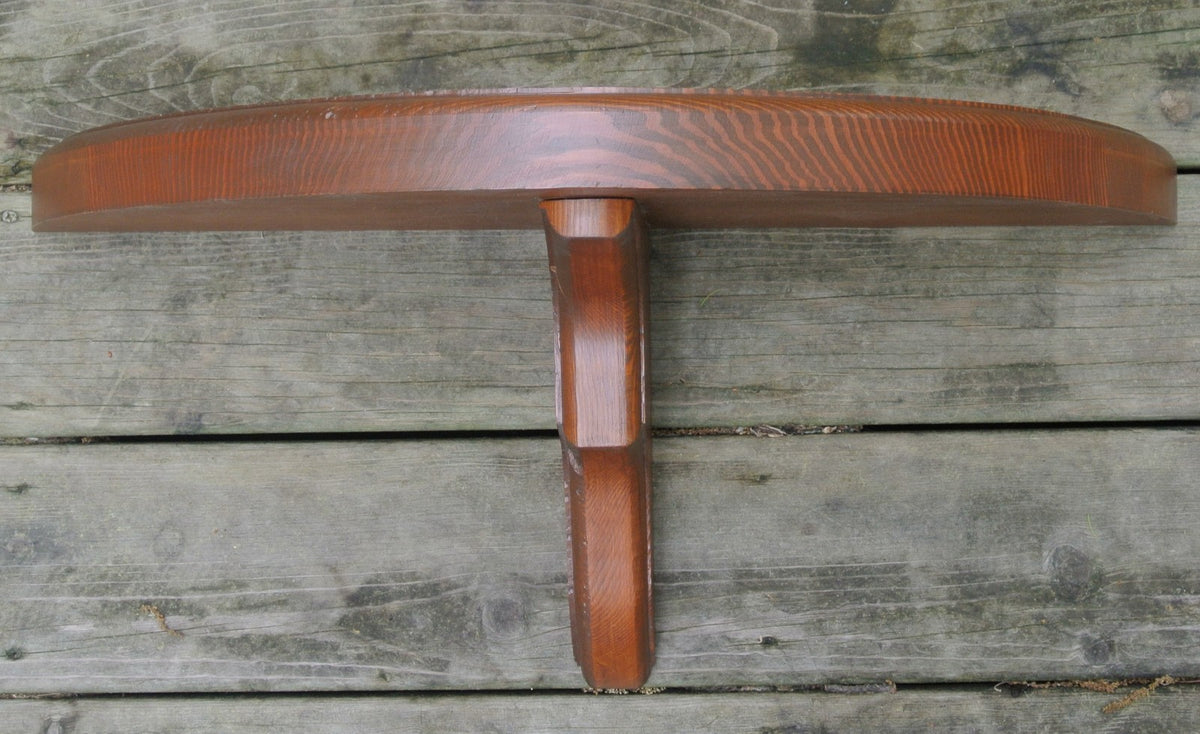 Vintage Heavy Wall Wood Shelf  24-1/2" Long