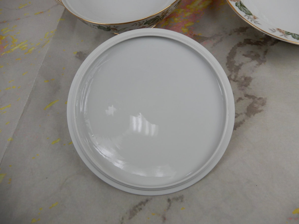 Vintage Noritake "Daphne" Vegetable Serving Bowl &Covered Vegetable Serving Bowl