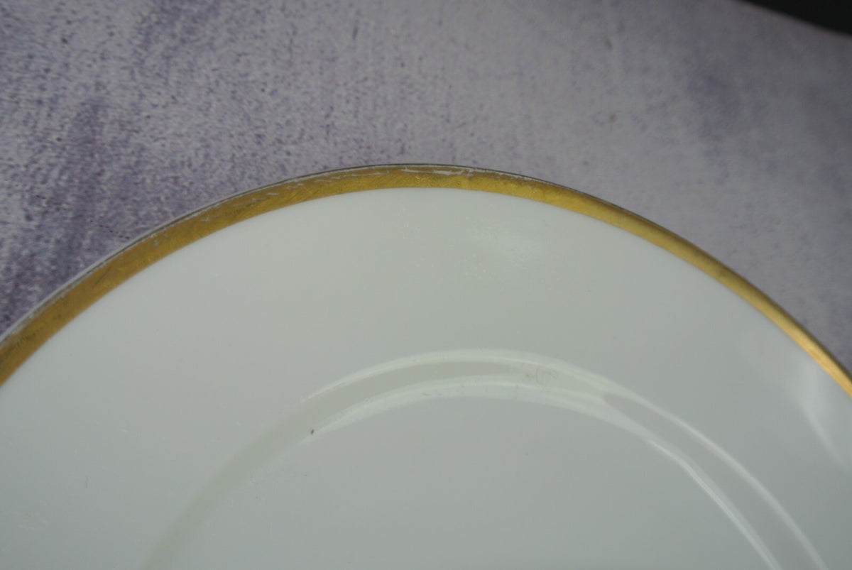 Vintage O&EG Royal Austria Meridian Gold Trim Luncheon Plates Set Of 5