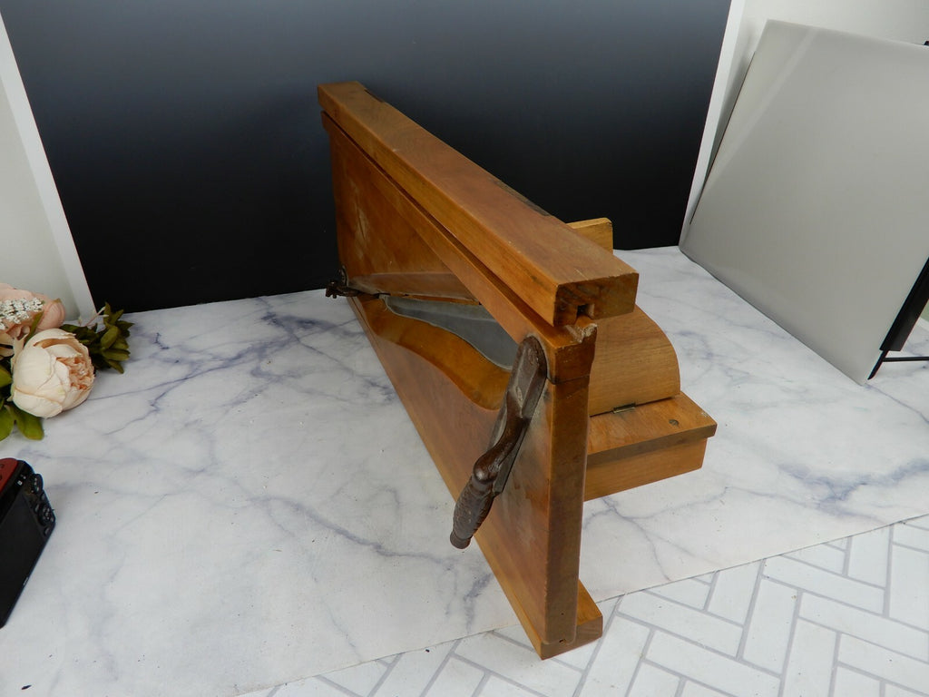 Antique Jacobs Bros. Meat Slicer w/ Stand Home Decor