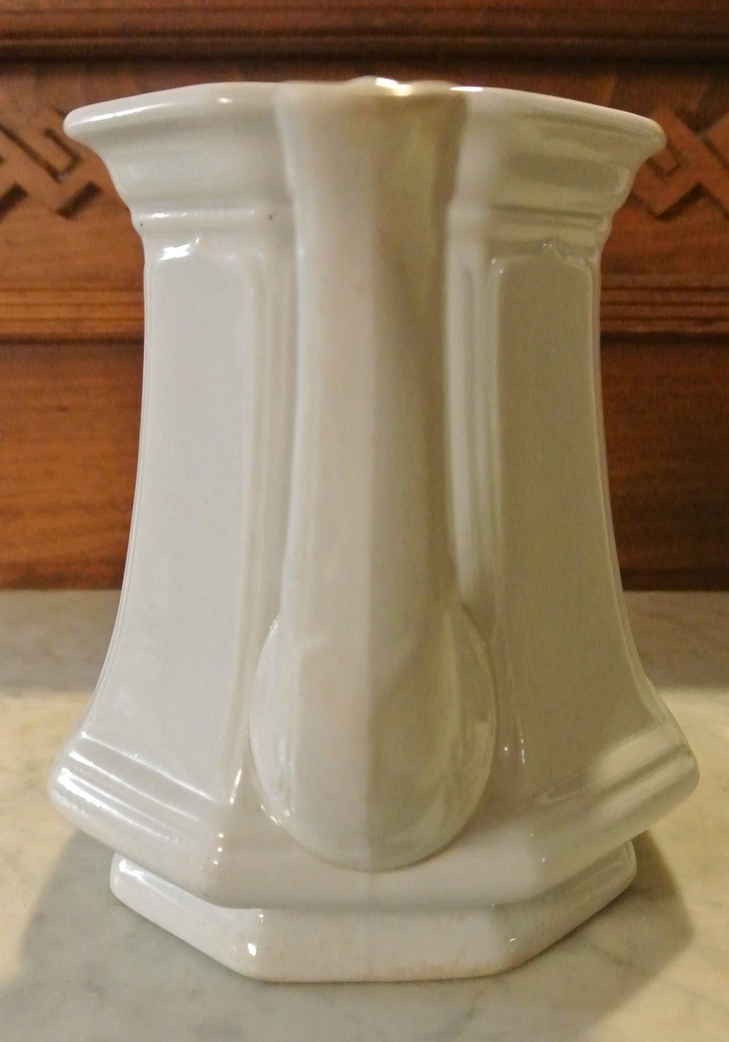 White Ironstone Ridgway Bates & Co Chamber White Ironstone Coffee Pot NO LID