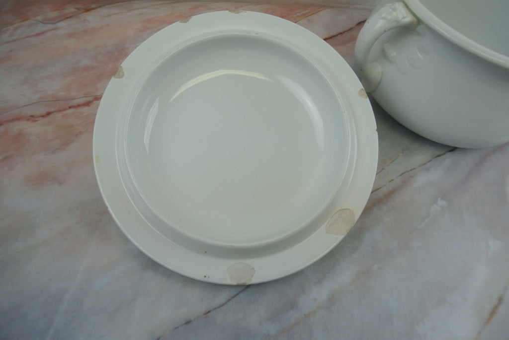 Antique Royal Ironstone China Johnson Bros. England Chamber Pot Circa 1888-1900