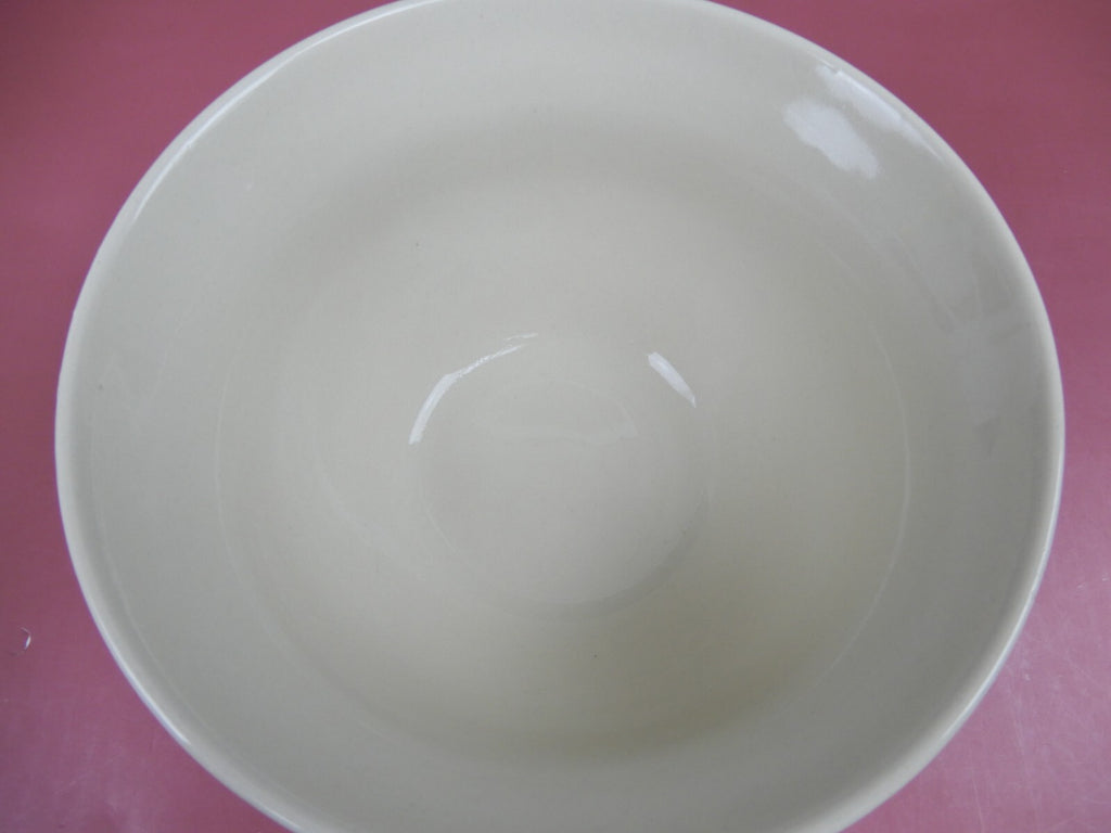 Longaberger Pottery Woven Traditions 8"  Medium Size Mixing Bowl Made in USA