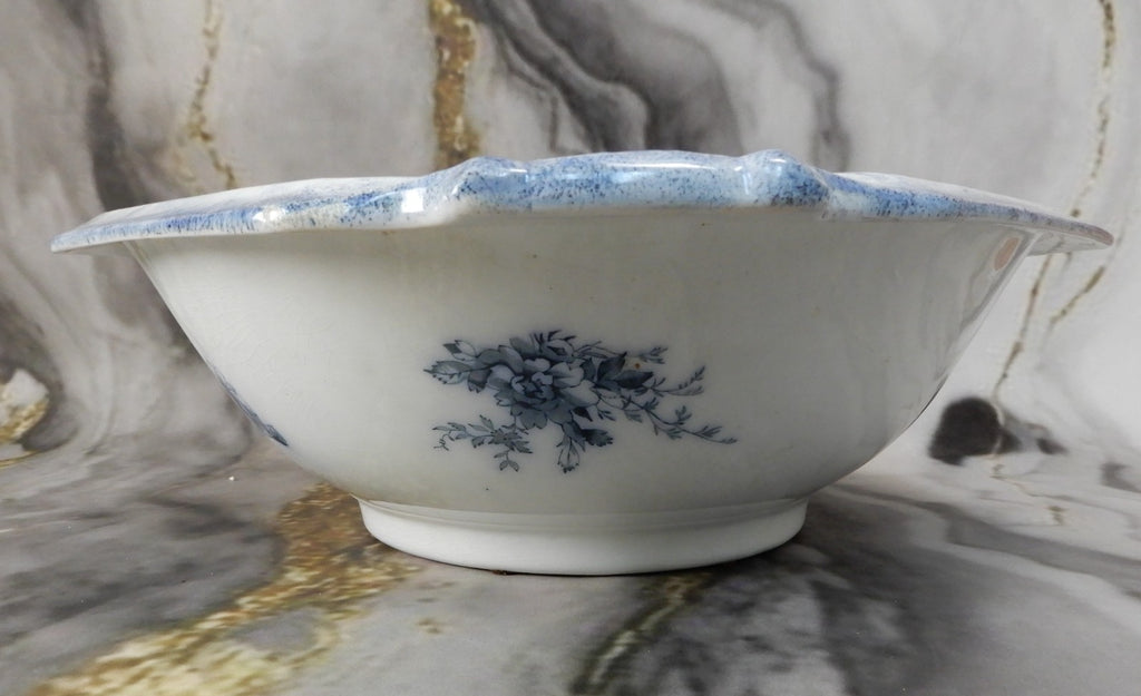 Antique WH Grindley Transferware Ironstone Wash Basin Bowl "Doreen Pattern"