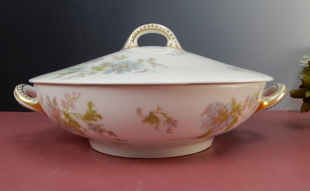 Theodore Haviland Limoges Schleiger 79~ Lidded Round Serving Bowl