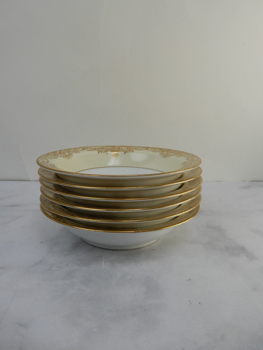 Antique 1918 Noritake Grafton Set of 6 Fruit Bowls