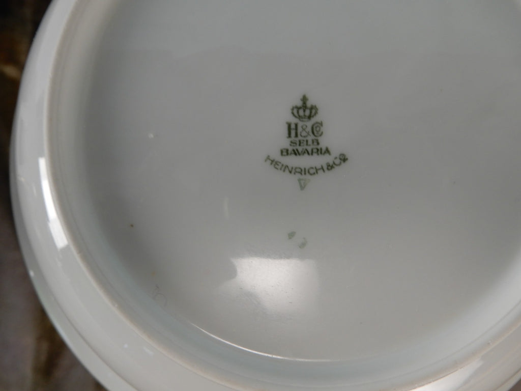Vintage H&C Selb Bavaria Germany Heinrich "SENTA" Lidded Bowl and Round Bowl