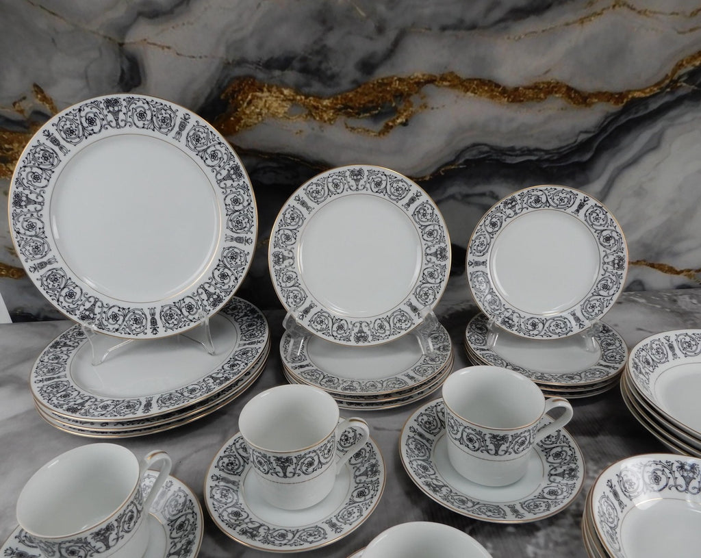 24 Pieces 6-Piece 4 Place Setting Coventry Fine China Japan "Laurent" Pattern