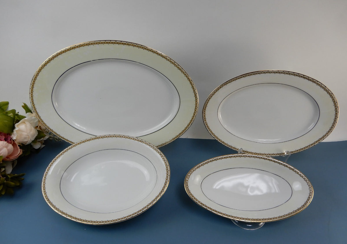 Set of 4 Hutschenreuther LHS Favorite Bavaria Serving Pieces