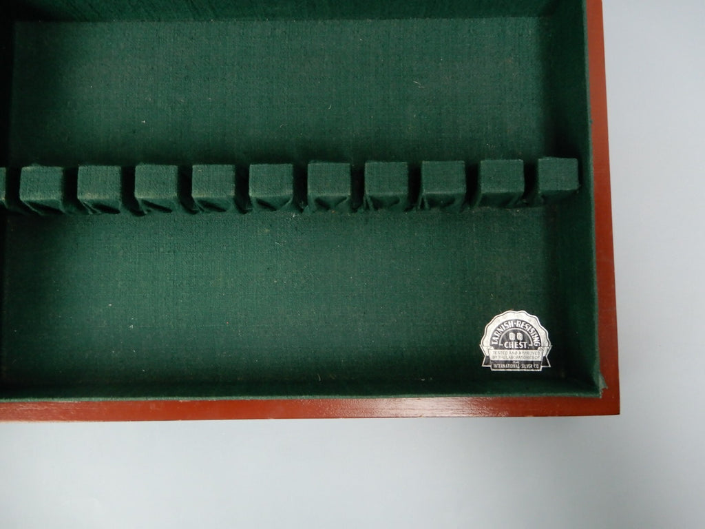 Vintage  35 Piece Holmes & Edwards "Woodsong" Silverplate Silverware Set W/ Box