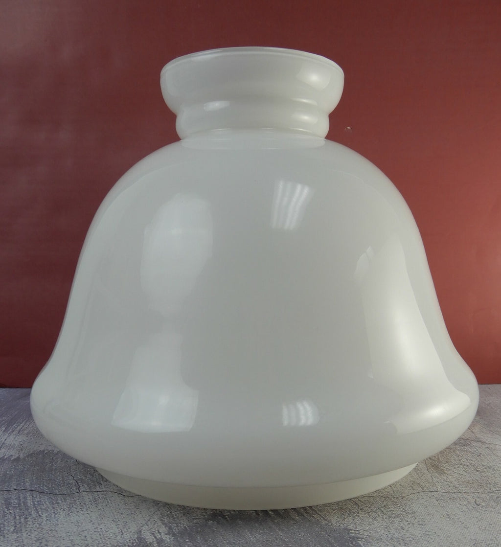 Vintage Milk Glass Art Deco White Shade for Lamp 10-1/2" Tall