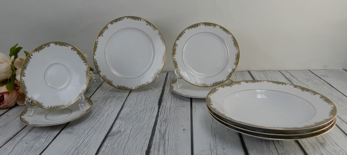 Set of 8 Replacement Pieces of Sango China "Chateau"