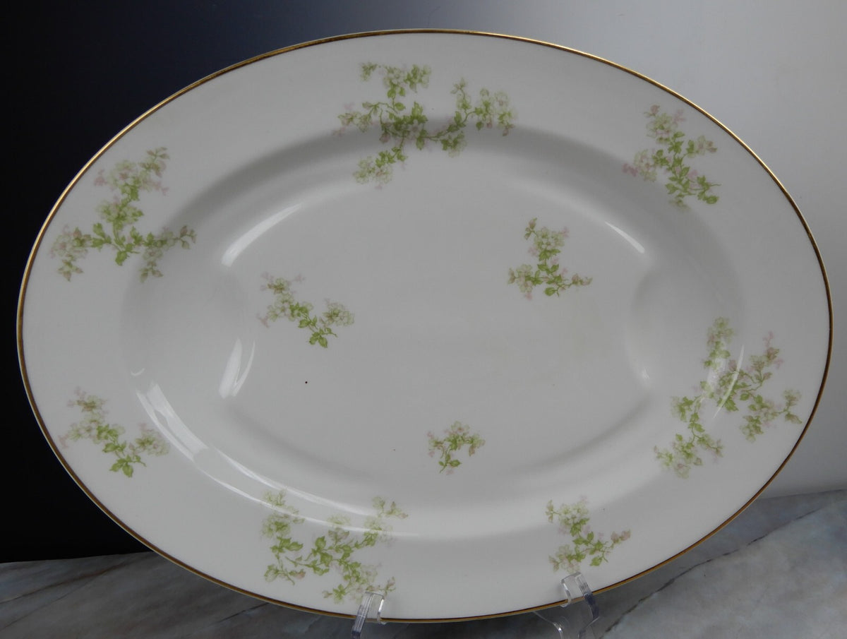 Set of 3 Vintage Platters Haviland Limoges Schleiger 61l Pattern