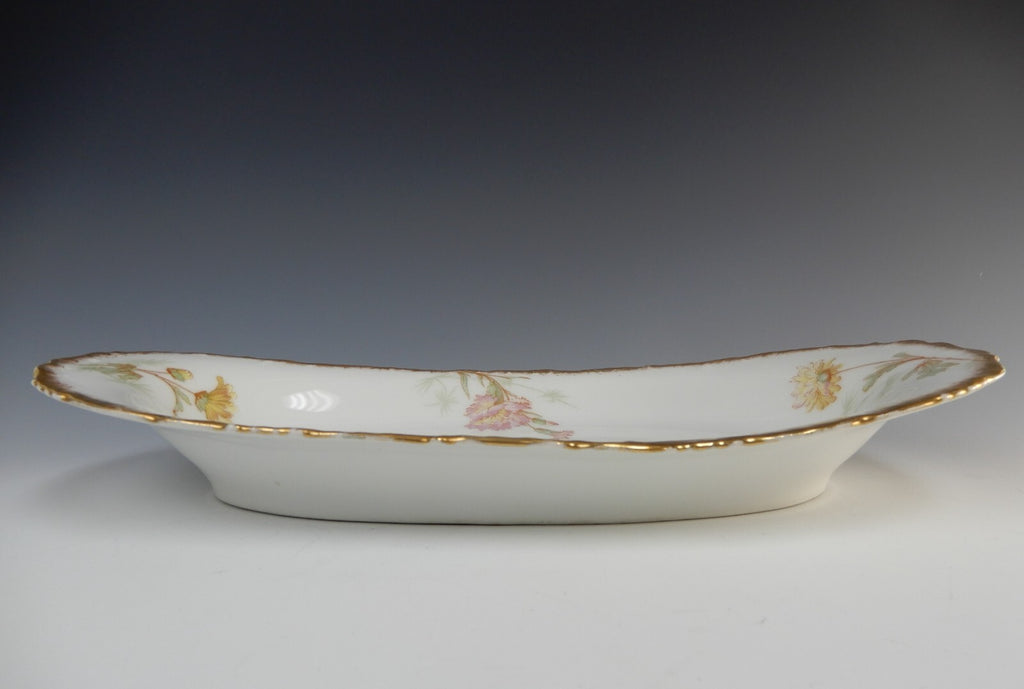 Antique T & V France Tressemann & Vogt Limoges Oval 13-1/2" Dish