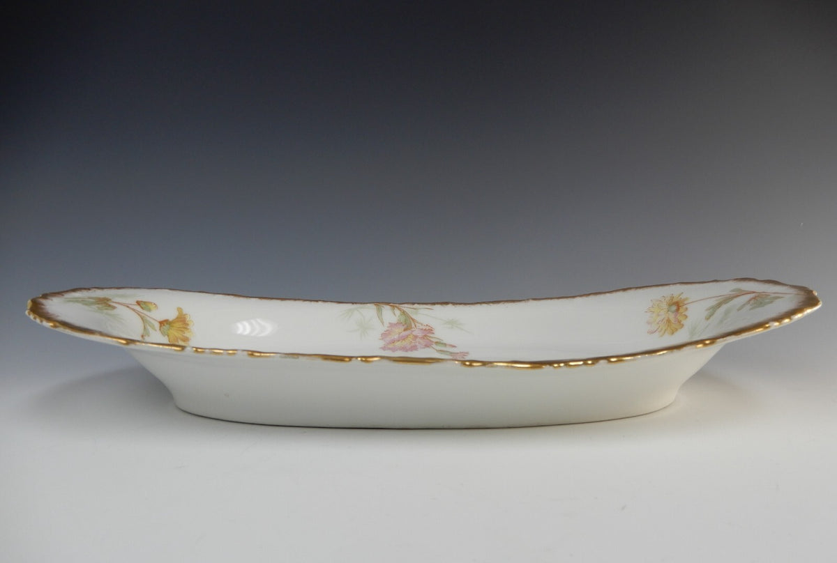 Antique T & V France Tressemann & Vogt Limoges Oval 13-1/2" Dish