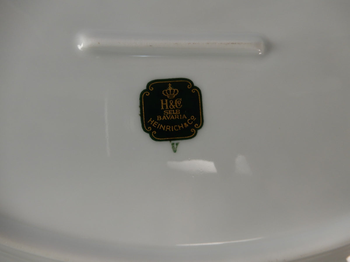 (2) H&C Selb Bavaria Germany Heinrich "SENTA" Oval Platters 16" and 12"