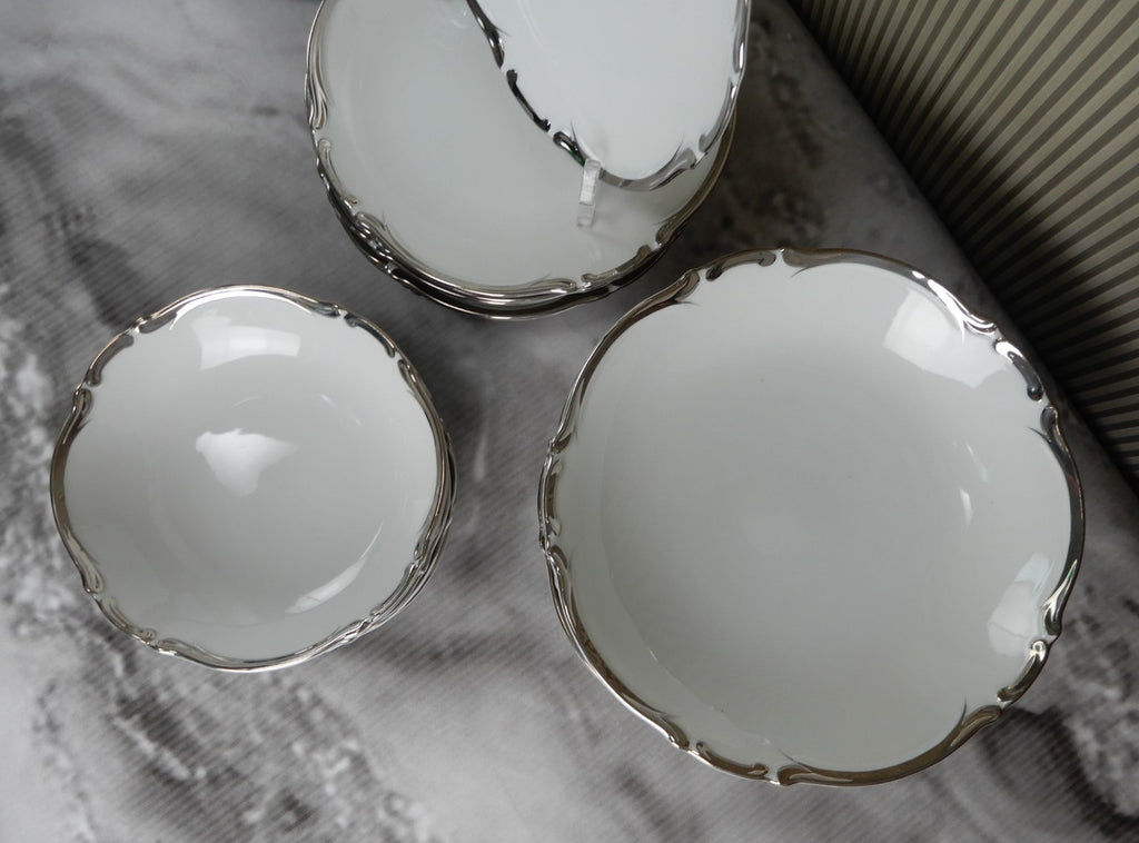56 Pc 8-Piece 7 Place Setting Harmony House "Starlight" Pattern Made in Japan