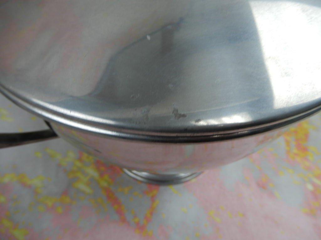 Vintage Boardman Colonial Pewter Tureen/Grog Bowl W/Lid No Ladle