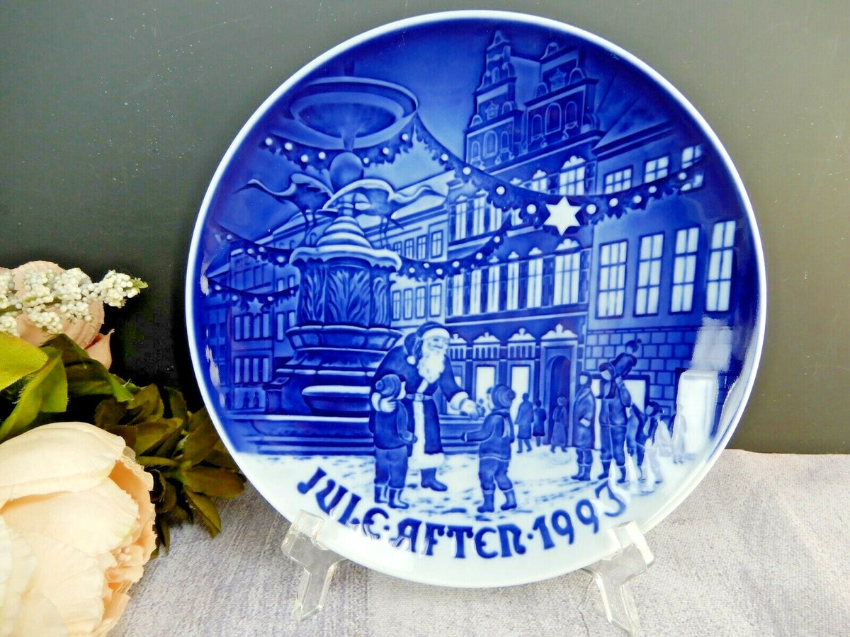 Set Of 4 Bing & Grondahl 1993-94 & 96-97 Annual Christmas Decorative Plates