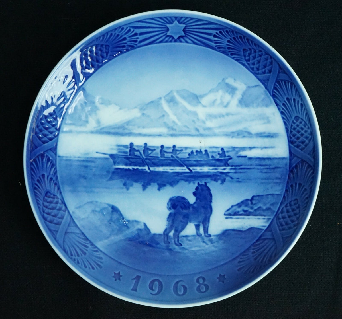 4 Royal Copenhagen Denmark Annual Christmas Plate 1968, 69, 70, 71 Kai Lange