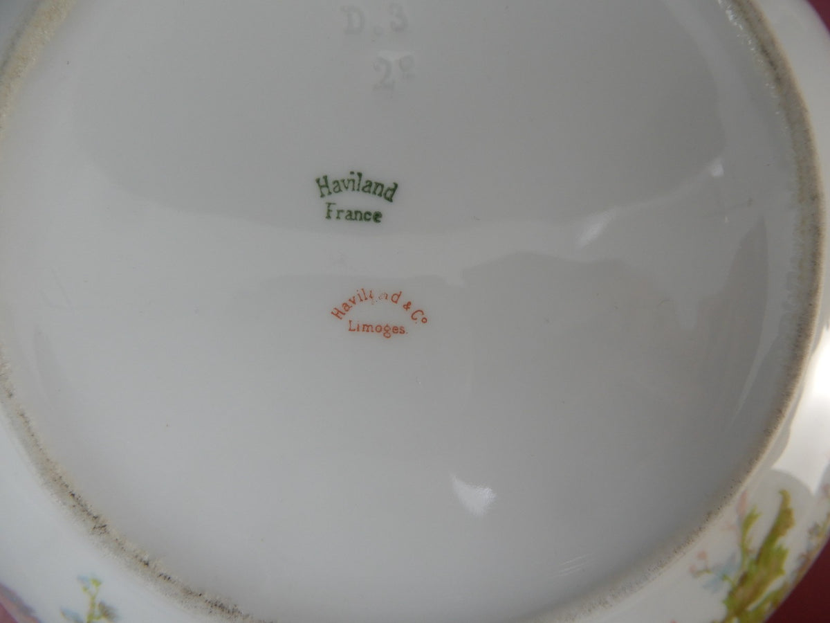 Theodore Haviland Limoges Schleiger 79~ Lidded Round Serving Bowl