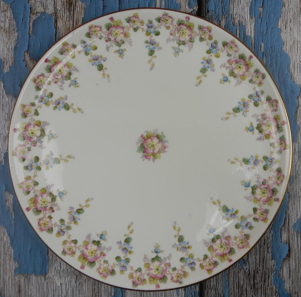 Vintage Cauldon England Potters to her Majesty 10-3/4" Cake Plate
