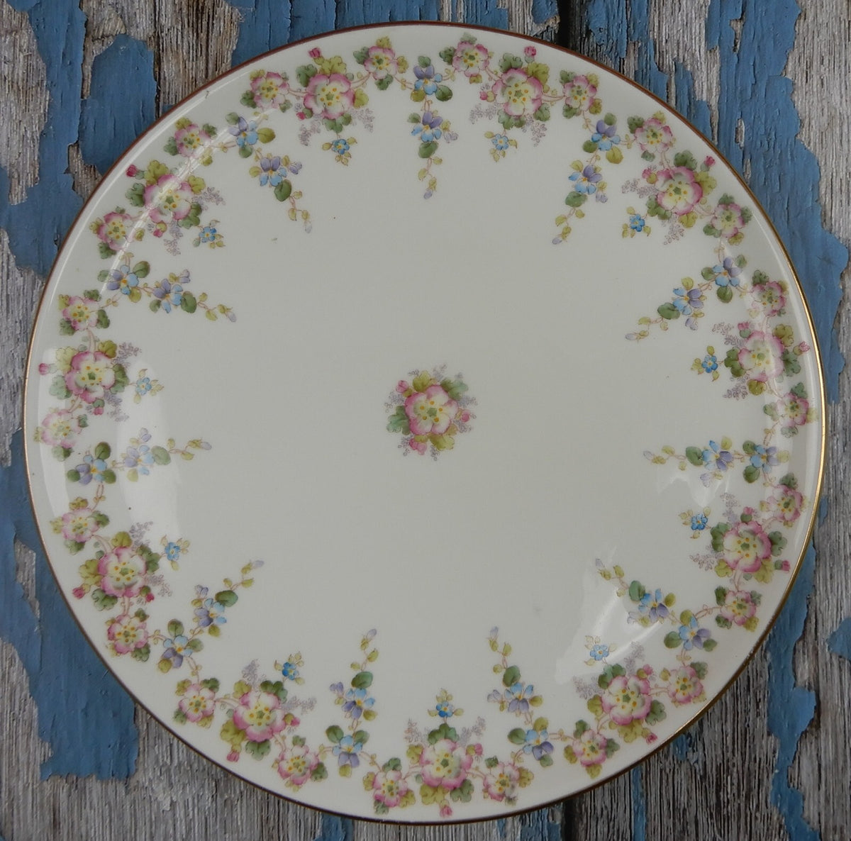 Vintage Cauldon England Potters to her Majesty 10-3/4" Cake Plate