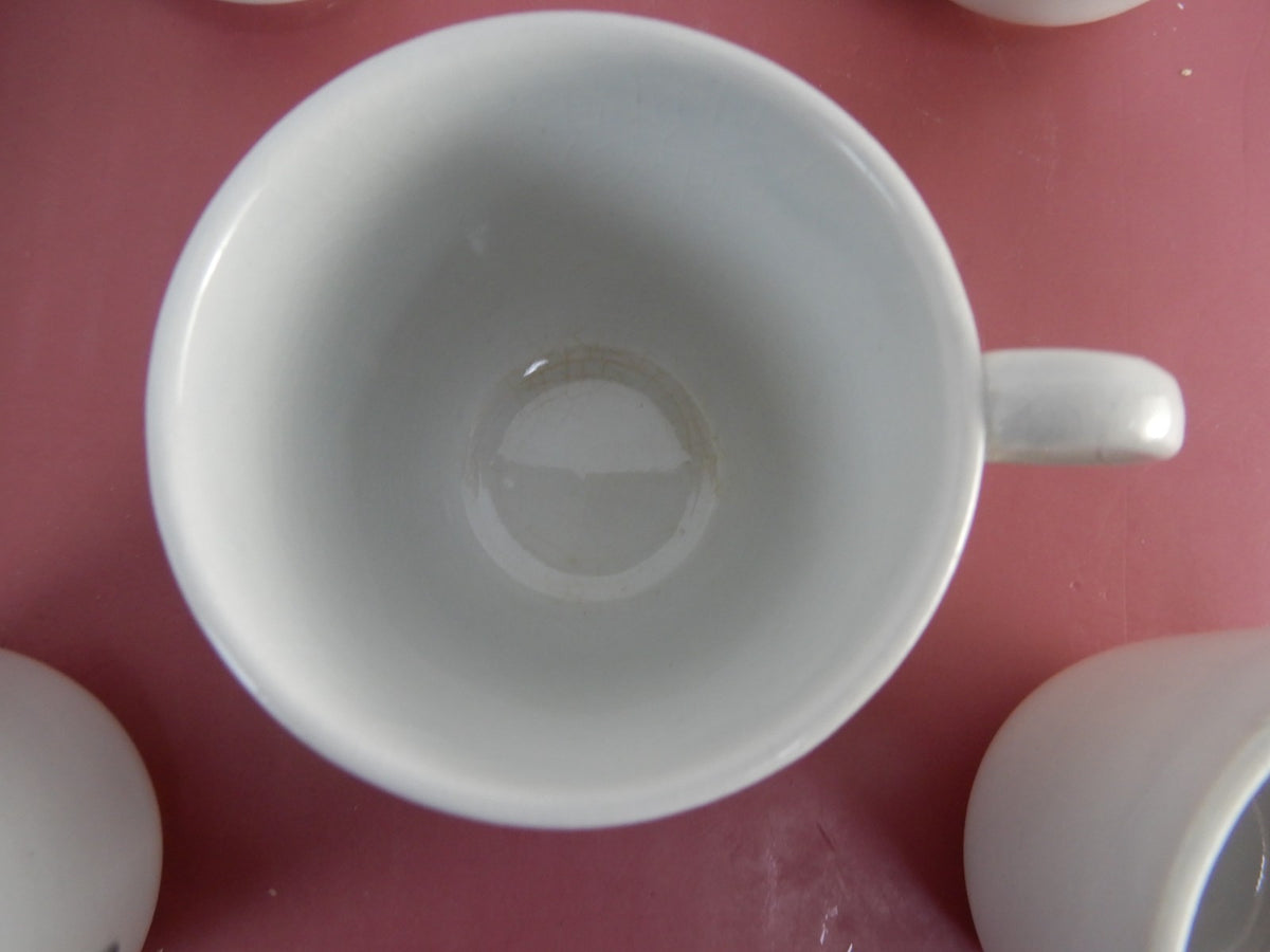 Antique J. & E. Mayer Set of 5 Cups,4 Saucers,5 Dessert Plates