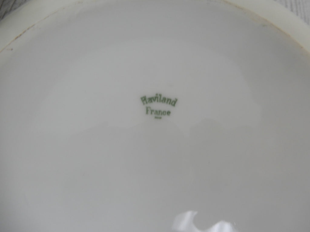 Vintage Haviland Limoges France Tureen and Gravy Boat W/with Letter M
