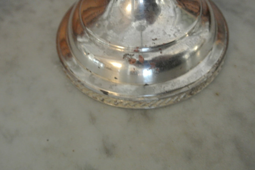 Antique Silver Plated Sheets Rockford S Co. 1875  Candle Holders -